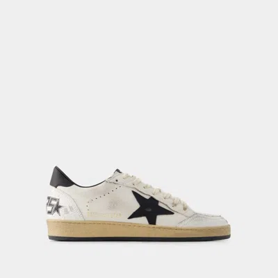 GOLDEN GOOSE SNEAKERS BALL STAR - GOLDEN GOOSE - CUIR - BLANC/NOIR