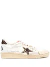 Golden Goose Ball Star Sneakers Leopard Print In Neutral
