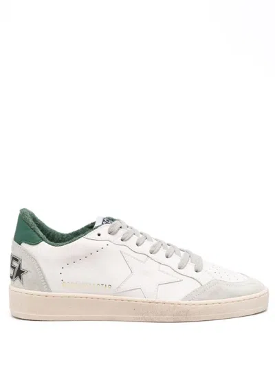 Golden Goose Sneakers With Luxurious Material Blend And Iconic Design In White