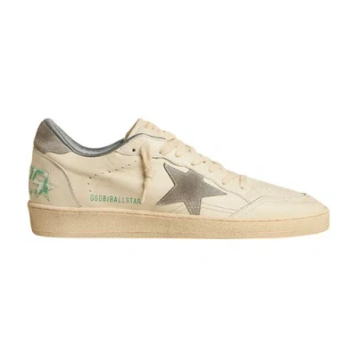 Golden Goose Sneakers Ball Star In Optic_white_silver_sconce