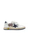 Golden Goose Ball Star Strap Sneakers In White
