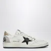 Golden Goose Sneakers Ball Star Withe/ Black With Glitter