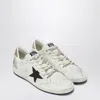 Golden Goose Sneakers Ball Star Withe/ Black With Glitter In White