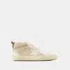 Golden Goose Midstar Sneaker In Beige