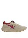 Golden Goose Running Sole Low-top Trainers In Beige