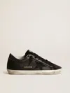 Golden Goose Deluxe Brand Women Super-star Classic With List Low-top Sneakers With Suede Inserts And In Black