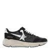 Golden Goose Men Running Sole Sneakers In Black