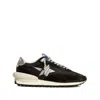 Golden Goose Marathon Sneakers In Nylon With Star Logo In Black