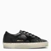 Golden Goose Deluxe Brand Low Hi Star Black Trainer With Platform In Black