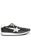 Golden Goose Contrast Stitching Marathon Running Sneakers In Black