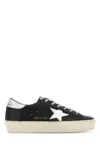 Golden Goose Hi Star Leather Sneaker In Blacksilver