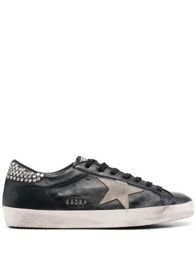 Golden Goose Sneakers In Black/taupe/silver