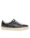Golden Goose Soul-star Nappa Upper Leather Hf Tongue Suede Heel In Black