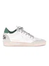 Golden Goose Off-white Calf Leather Sneakers With Signature Star Patch