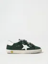 Golden Goose Superstar Touch-strap Sneakers In Green