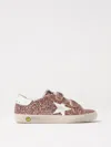 Golden Goose Old School Glitter Leather Sneakers In Pink