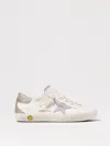 Golden Goose 'super-star' Leather Sneakers Kids In White