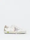 Golden Goose 'super-star' Leather Sneakers Kids In White