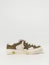 Golden Goose May Leather Upper Toe Star And Heel In Weiss