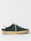 Golden Goose Soul Star Suede Linguetta E Tallone Pelle In Green
