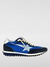 Golden Goose Deluxe Brand Running Marathon Nylon Upper Suede Sneakers In Royal Blue