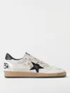 Golden Goose Ballstar Nappa Upper Leather Star And Heel Crack Toe And Spur In White