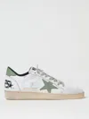 Golden Goose White Leather Sneakers In White