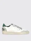 Golden Goose White Cow Leather Vamp Sneakers With Unique Used And Dirty Effect In White