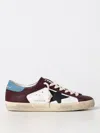 Golden Goose Super Star Double Quarter Leather Sneakers In Weiss