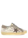 Golden Goose Graphic Printed Low-top Sneakers In Bianco