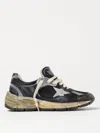 Golden Goose Running Dad Net And Nappa Upper Suede Star Shoes In Black