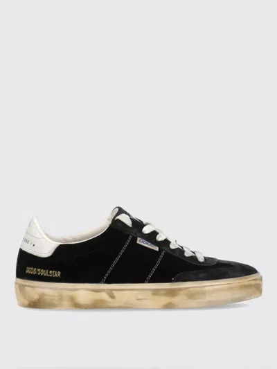 Golden Goose Velvet Upper Suede Hf Tongue Leather Heel In Black