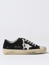 Golden Goose V-star Glittered Sneakers In Schwarz
