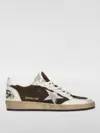 Golden Goose Ball Star Suede Bi-color Sneakers In Brown
