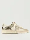 Golden Goose Low Top Sneakers With Metallic Finish And Star Detail