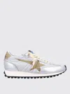 Golden Goose Deluxe Brand Running Marathon M 77 Sports Sneakers In Silver