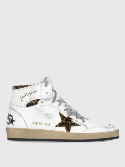 Golden Goose Sky-star High-top Sneakers In White