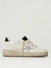 Golden Goose Ballstar 2 Leather Upper And Spur Suede Star Shiny Leathe In White