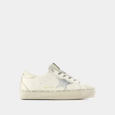GOLDEN GOOSE SNEAKERS HI STAR - GOLDEN GOOSE DELUXE BRAND - CUIR - BLANC