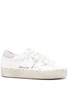 Golden Goose Leather Star Patch Low Top Sneakers In White