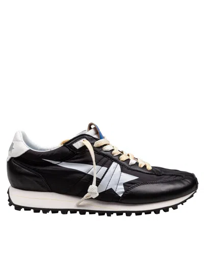GOLDEN GOOSE GOLDEN GOOSE SNEAKERS IN PELLE E NYLON
