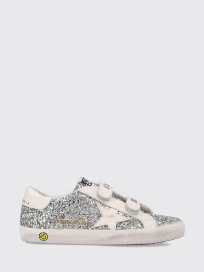 Golden Goose Sneakers Kids In Silver