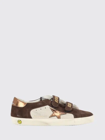 Golden Goose Sneakers Kids Color Sand In Brown
