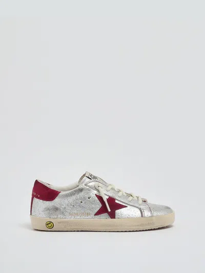 Golden Goose Sneakers Kids Color Silver In Multi