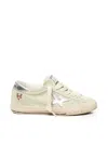 Golden Goose Low Top Leather Sneakers With Star Detail In Gray