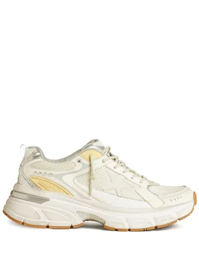 GOLDEN GOOSE LIGHTSTAR MESH AND LEATHER SNEAKERS