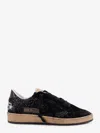 Golden Goose Deluxe Brand Women Ball Star Low-top Suede Sneakers With Used Effect In Multi