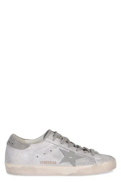 Golden Goose Sneakers Low-top Super Star In Metallic