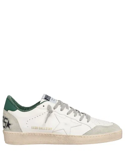 Pre-owned Golden Goose Sneakers Men Ball Star Gmf00117.f004746.10802 White - Ice Green