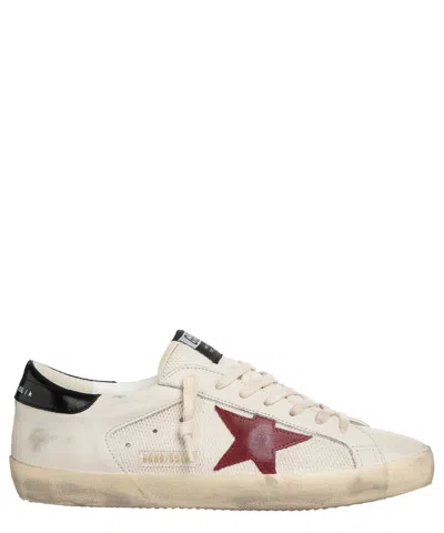 Pre-owned Golden Goose Sneakers Men Super-star Gmf00103.f005399.11715 White - Pomegrate